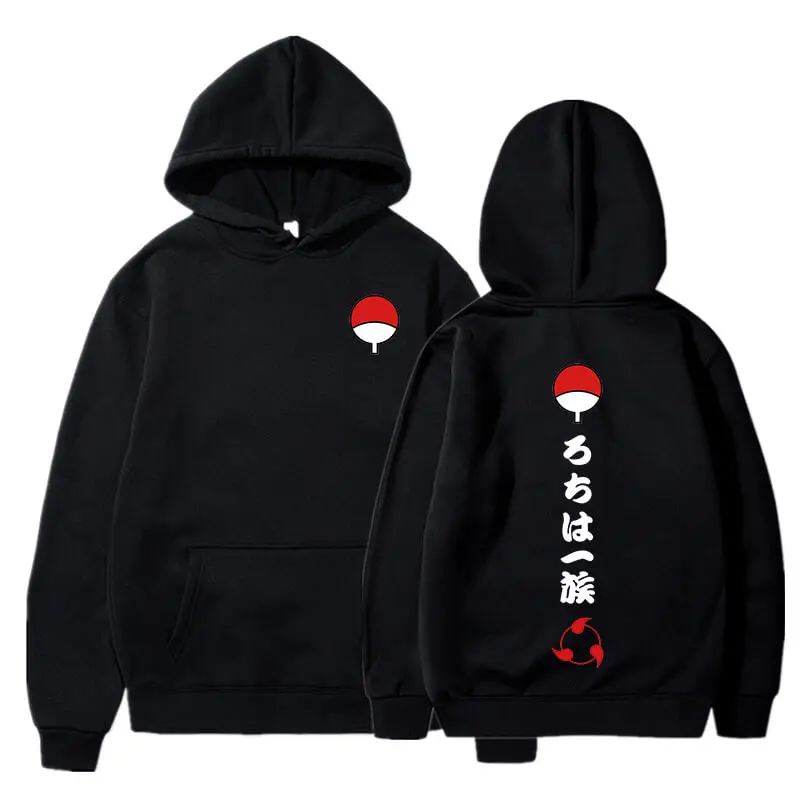 

Japanese Anime Hoodie Autumn long sleeves Uchiha Sasuke Graphic Men/women Sweatshirt Pullover Loose Oversized Tops Hoody