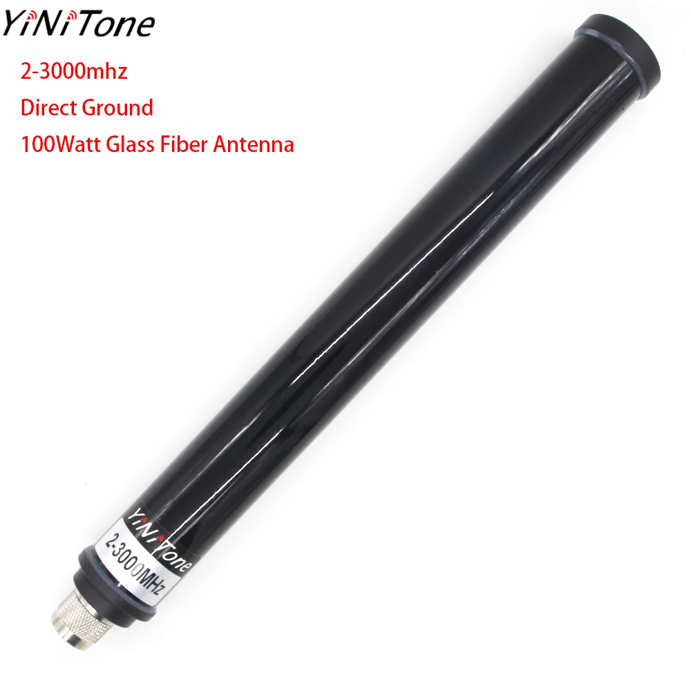 YiNiTone GRA-3000M Wideband 2-3000MHz Full Band FRP Fiberglass Hackrf One type N Antenna