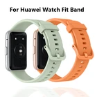 Ремешок сменный силиконовый для смарт-часов Huawei, унисекс
