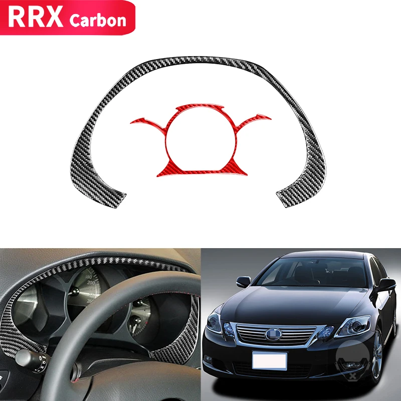 

Углеродное волокно для Lexus GS 2006 2007 2008 2009 2010 2011 Спидометр панель приборной панели украшение крышка отделка стикер автостайлинг