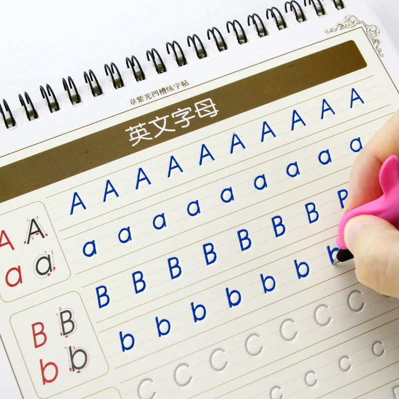 

English Letters Copybook For Calligraphy Books For Kids Word Children's Book Handwriting Writing Learning English Practice Book