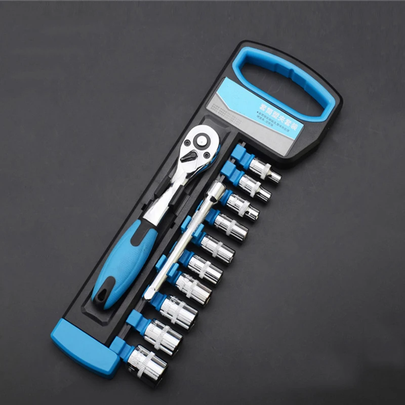 0.25 inch 12pcs sets Набор комбинированных гаечных ключей из хром-ванадиевой стали - Цвет: 0.25 inch 12pcs sets