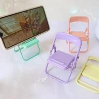 universal candy mobile phone accessories portable chair mini desktop stand table cell phone holder for iphone xiaomi huawei