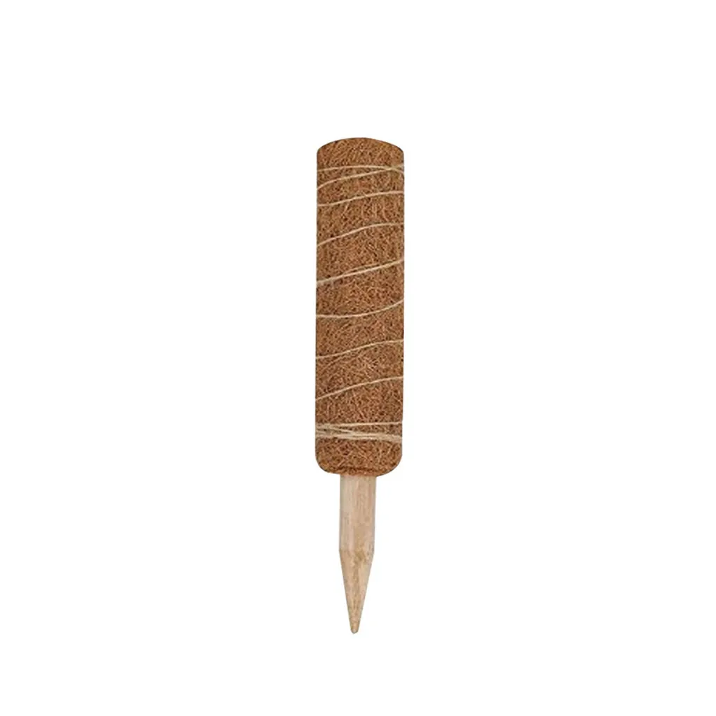 Coir Totem Pole 12 дюймов Moss Stick для поддержки Крипера кольцо s прочная подставка
