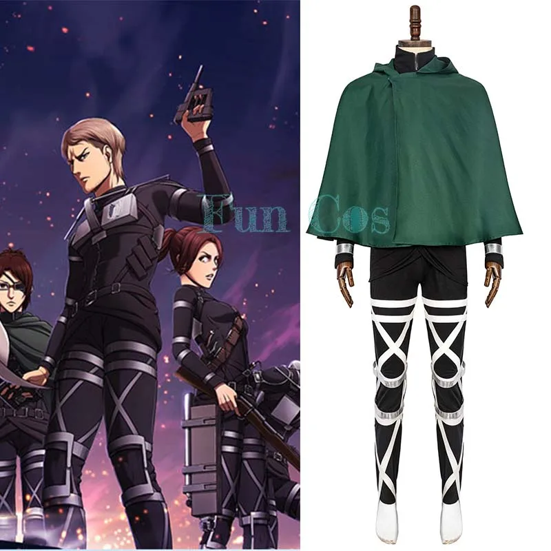 Обувь для косплея по аниме атака на Титанов последний сезон 4 Косплэй костюм