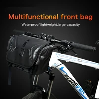 waterproof bike bag large capacity handlebar front tube bag bicycle pocket shoulder backpack cycling bike accessories
