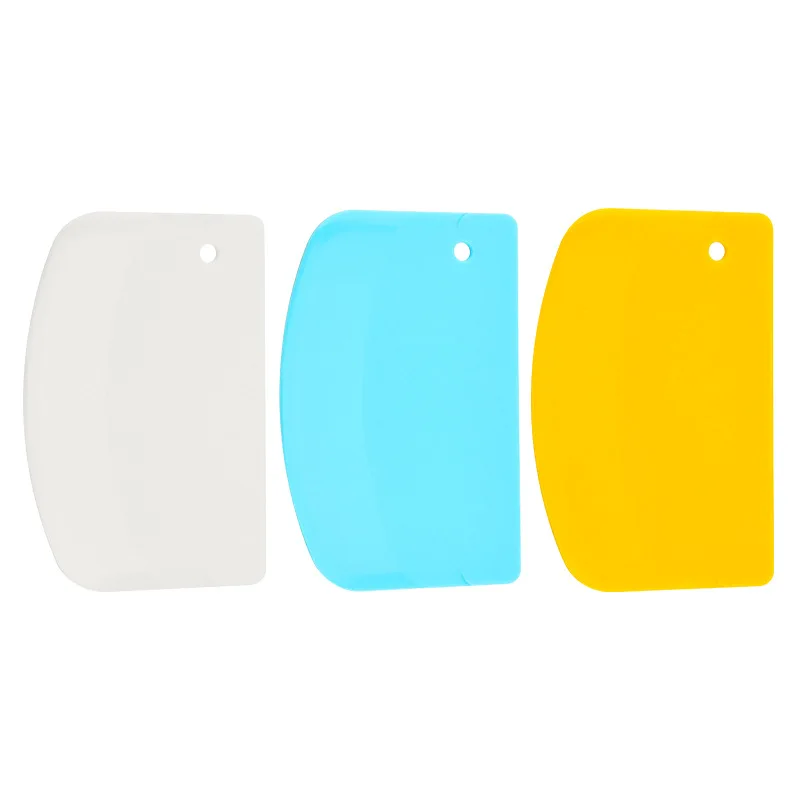 Пластиковый шпатель для крема теста масла скребок выпечки