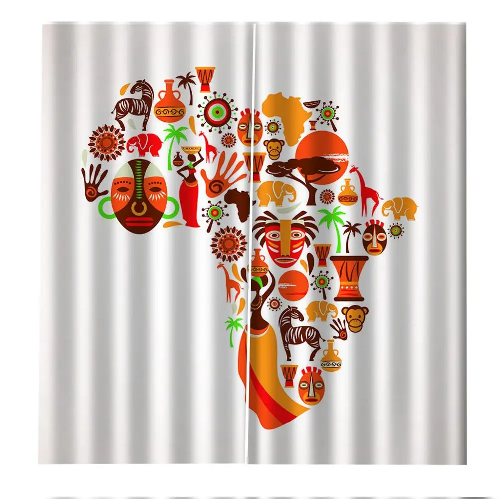 Древняя египетская Civilization маска персонажей занавес с изображением животных фото