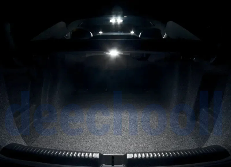 Чисто белая Светодиодный ная лампа без ошибок для салона карты купольсветильник