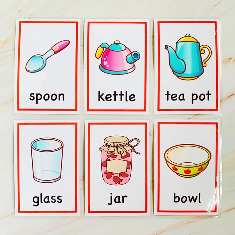 26 шт. детские развивающие карты Монтессори|Чтение| |