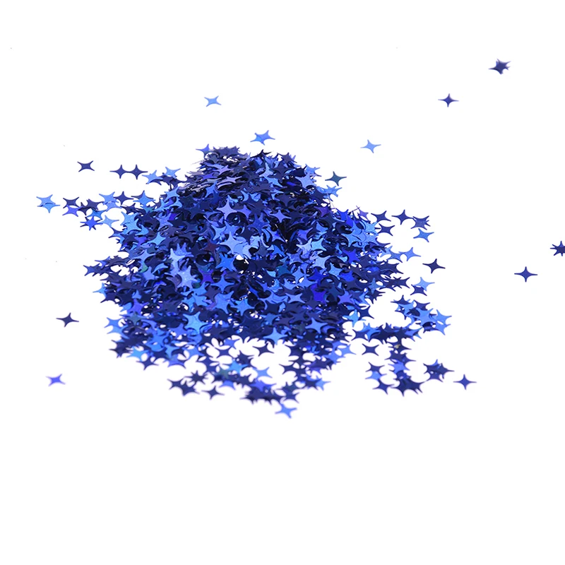 10 г/упак. четыре звезды блеск Diy Кристалл поставки слаймов ультра-тонкие ломтики