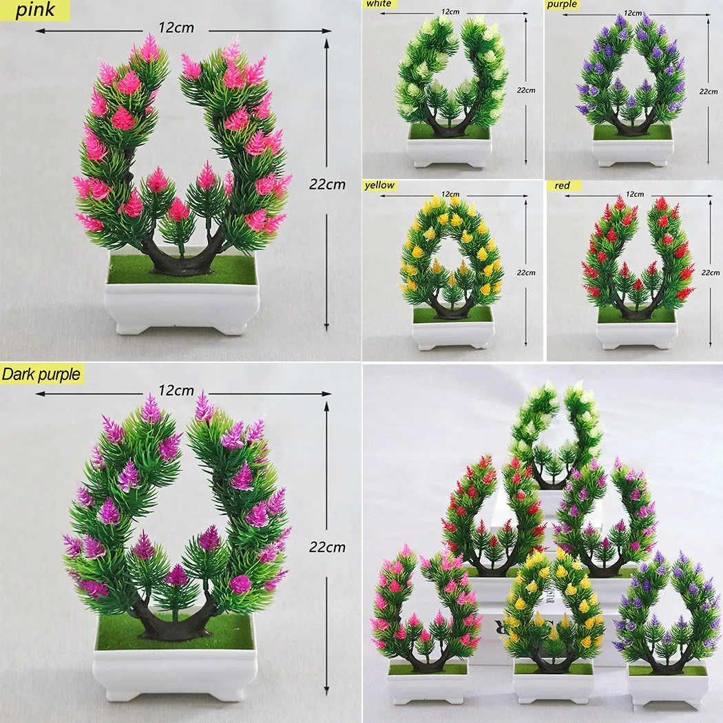 

Decor Artificial Potted Plants Decorative Fake Non-Toxic Potted Simulation