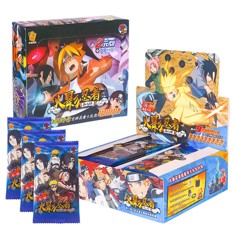 Коллекционные карты Наруто 2022 удзумаки и Учиха Саске Haruno Сакура Какаси TCG