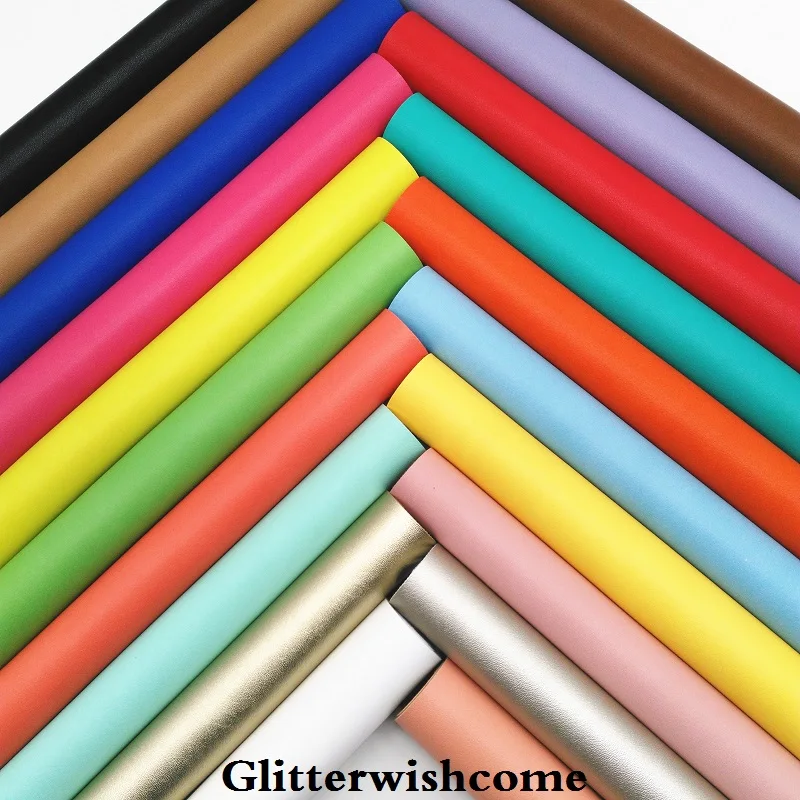 Ткань Glitterwishcome 21x29 см Размер A4 винил синтетическая кожа бычья искусственная листы