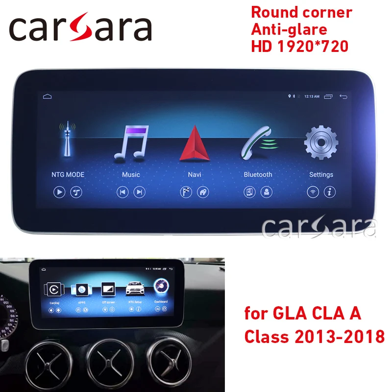Carsara Android дисплей для Benz CLA/GLA/A класс W176 16-17 10,2" сенсорный экран gps-навигация, радио, стерео Мультимедийный Плеер