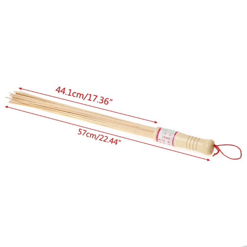 

Natural Bamboo Pat Fitness Sticks High Quality Wood Handle Of Body Massage U2JD
