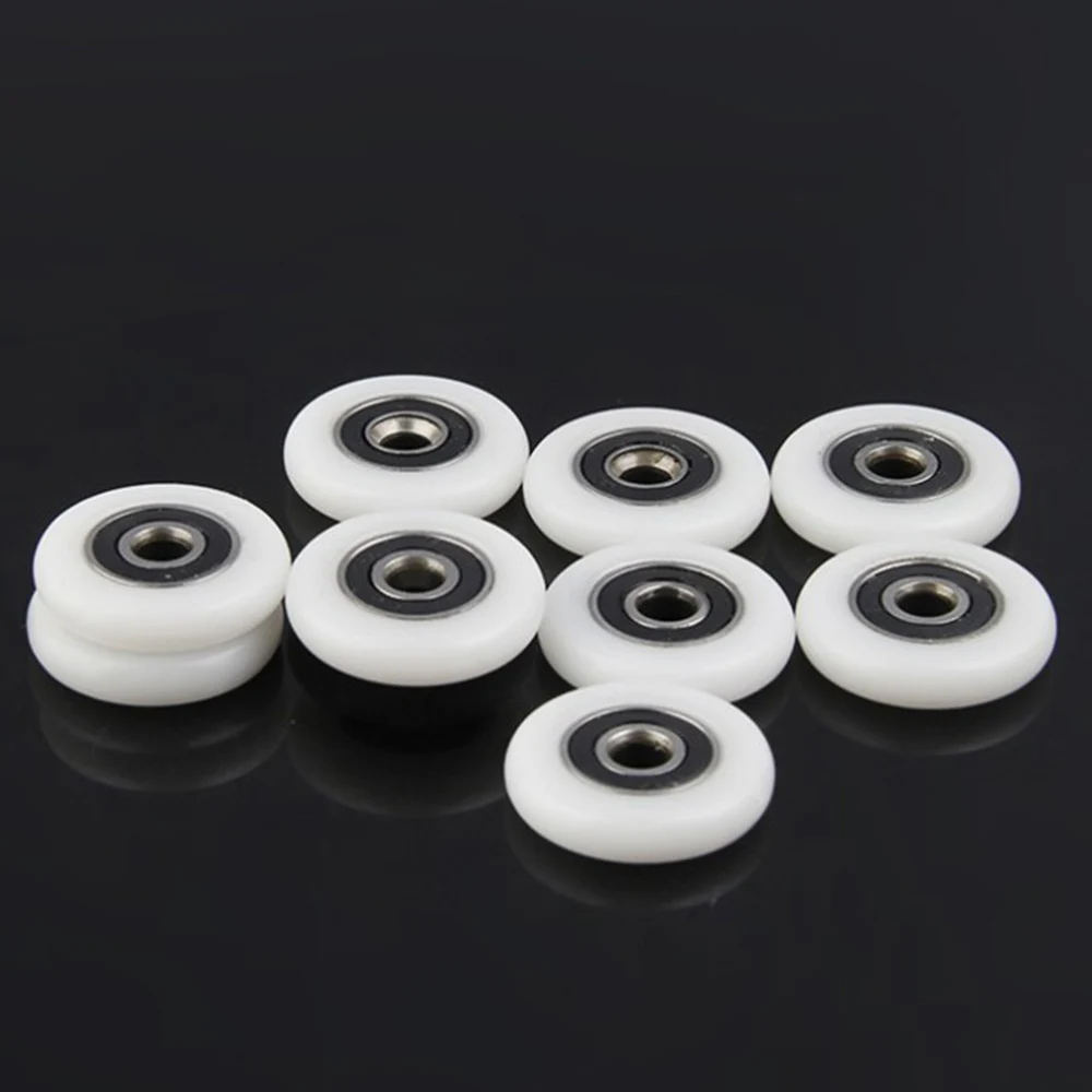 10PCS 23mm/25mm/27mm Bath cabinet door rollers wheel shower room accessories bearing roller | Обустройство дома