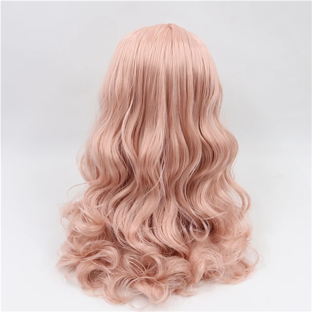 bl1329 Blyth кукла ледяные волосы RBL головы купол парик 1/6 игрушка с или без челки для DIY пользовательские куклы - Цвет: bl1329