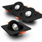 Светодиодный светильник с регулируемой яркостью, одинарныйдвойной светильник с регулируемым углом для гостиной, спальни потолочный светильник для кухни