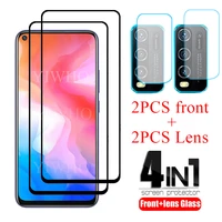 4 in 1 protective glass for vivo y30 y50 screen protector tempered glass vivo y11 y12 y19 2019 camera lens phone film glass