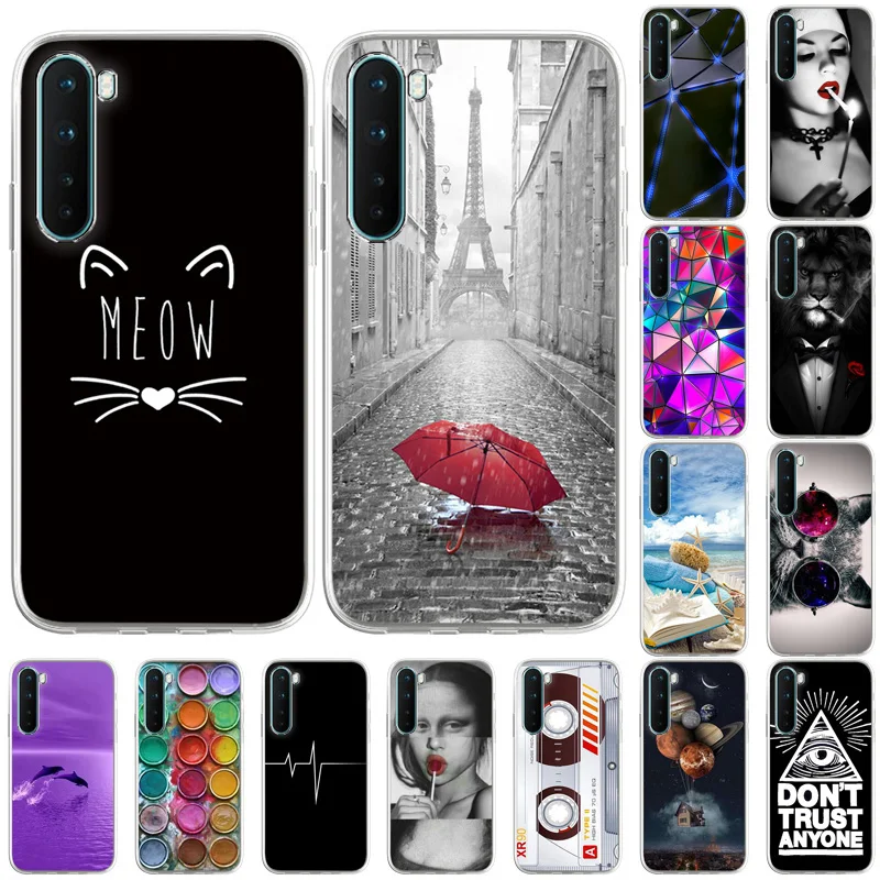 

Case For Oneplus Nord Cases Silicon Cover On OnePlus Nord OnePlus 8 NORD 5G OnePlus Z AC2001 AC2003 TPU Painted Phone Coque