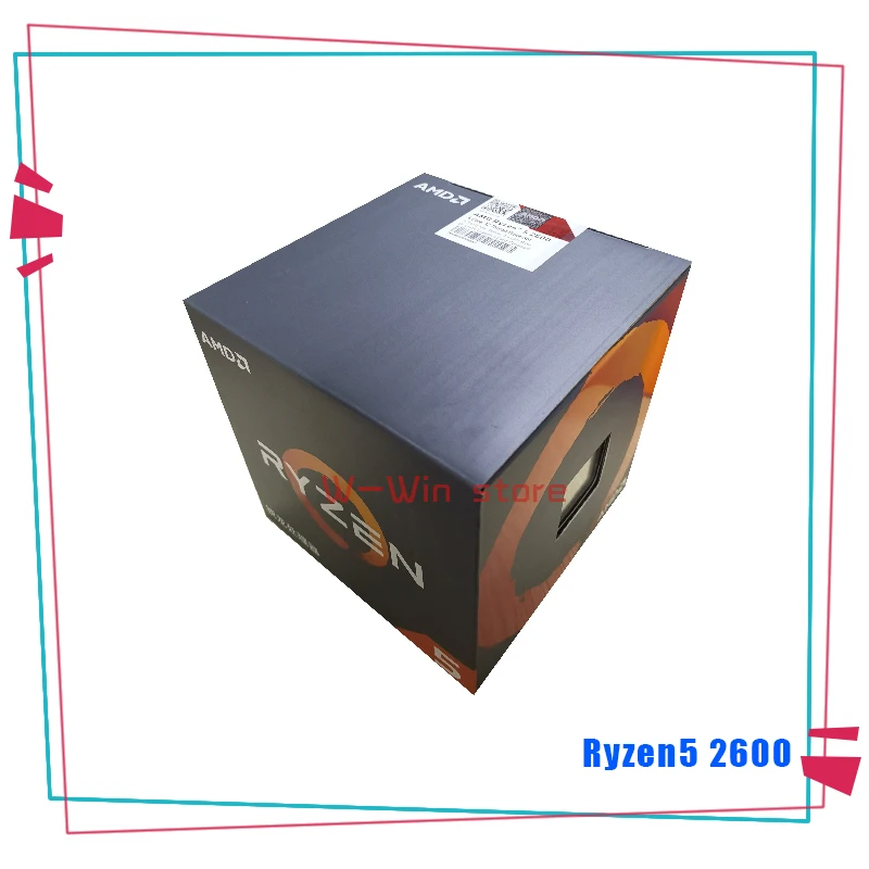 Новый процессор AMD Ryzen 5 2600 R5 3 4 ГГц шестиядерный двенадцатипоточный YD2600BBM6IAF разъем