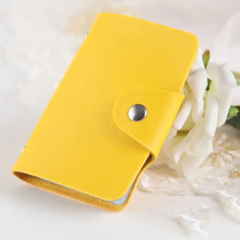 Дорожный кошелек/держатель для ID карты из искусственной кожи RFID унисекс безопасность кредитный пропуск Air билетов многофункциональный пакет Обложка для паспорта - Цвет: Yellow