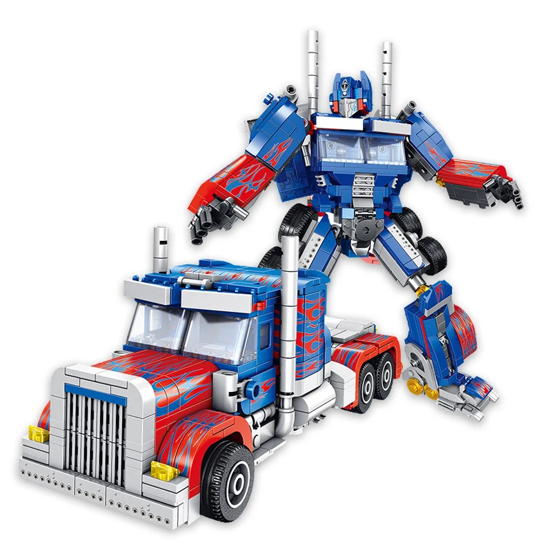 917 шт. трансформации Робот строительные блоки наборы Не деформируется и не