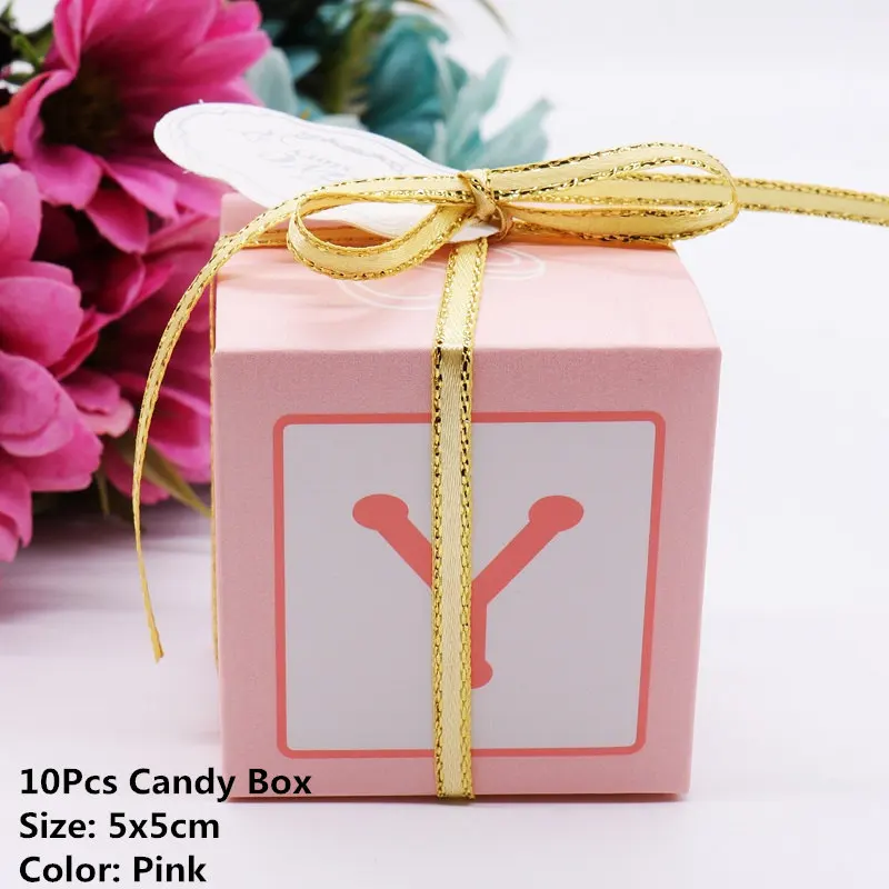 10 шт./лот коробки для конфет Baby Shower вечерние мультяшный мешок для подарков детские праздничные сувениры шоколадные конфеты мешок день рождения свадебное украшение - Цвет: 29