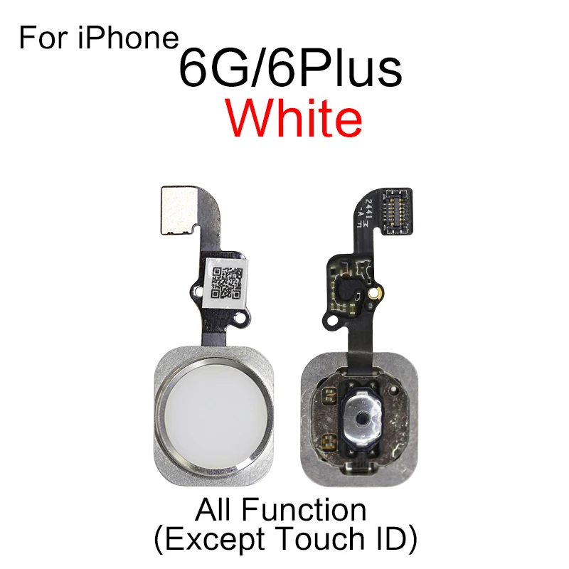 10 шт./лот кнопка Home с гибким кабелем для iPhone 6 6S Plus Menu Flex сборка запасные