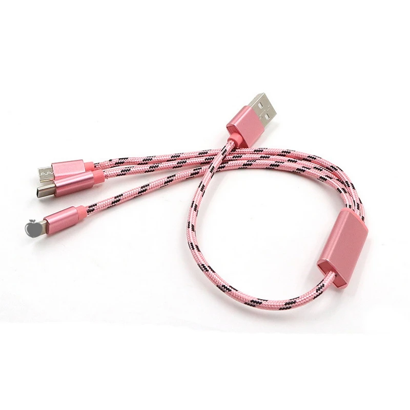 3в1 usb type C кабель micro usb usb type c Micro fast USB кабель type-c для iPhone XR 5 5s oneplus 6t Samsung s9 быстрая зарядка зарядка для айфона кабель кабель для зарядного устройства кабель для быстрой зарядки