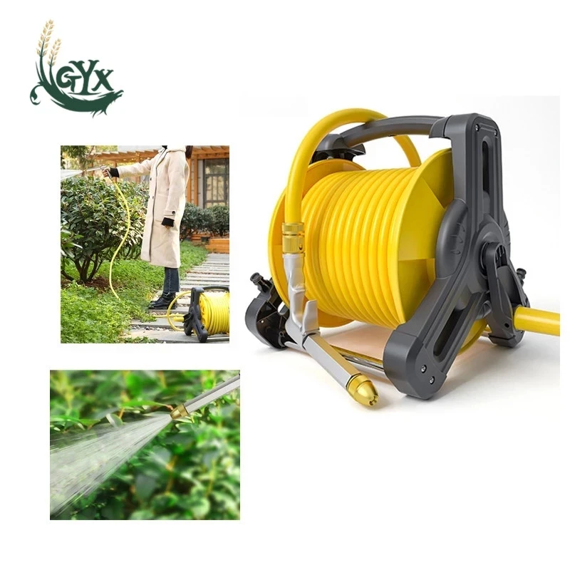 

Hose hose storage rack and water gun hose set/garden watering artifact/flushing pump head household garden/car wash tool