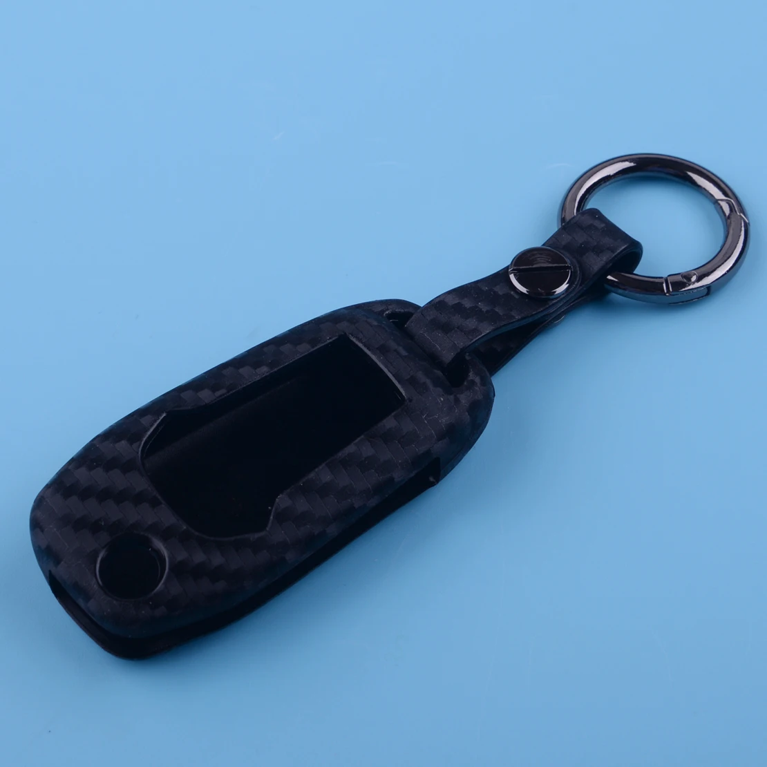 Силиконовый чехол для ключей CITALL из углеродного волокна с дистанционным