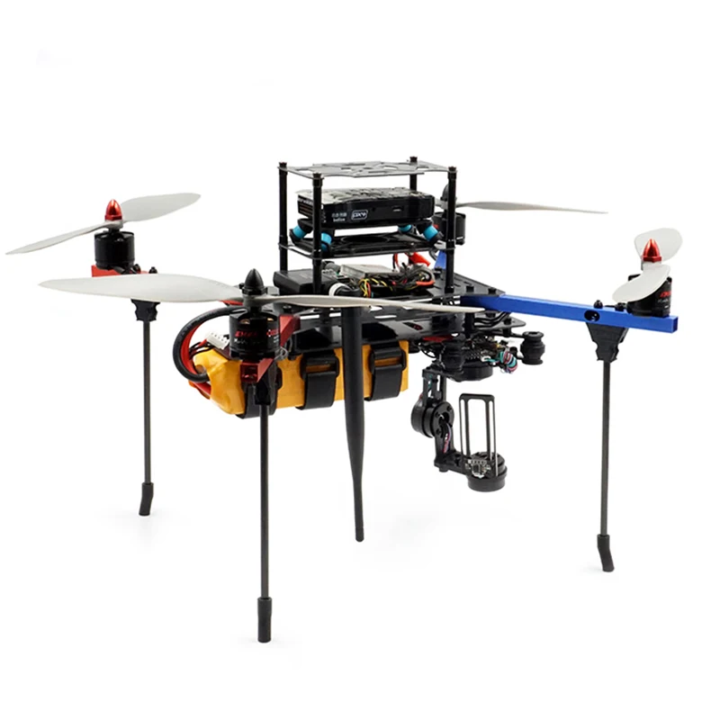 

1Set Solid Super Light BlueX380 Frame Rack Chassis Aluminum Alloy Framerack Glass Fiber Aerial Model for FPV RC Drone DIY Toys