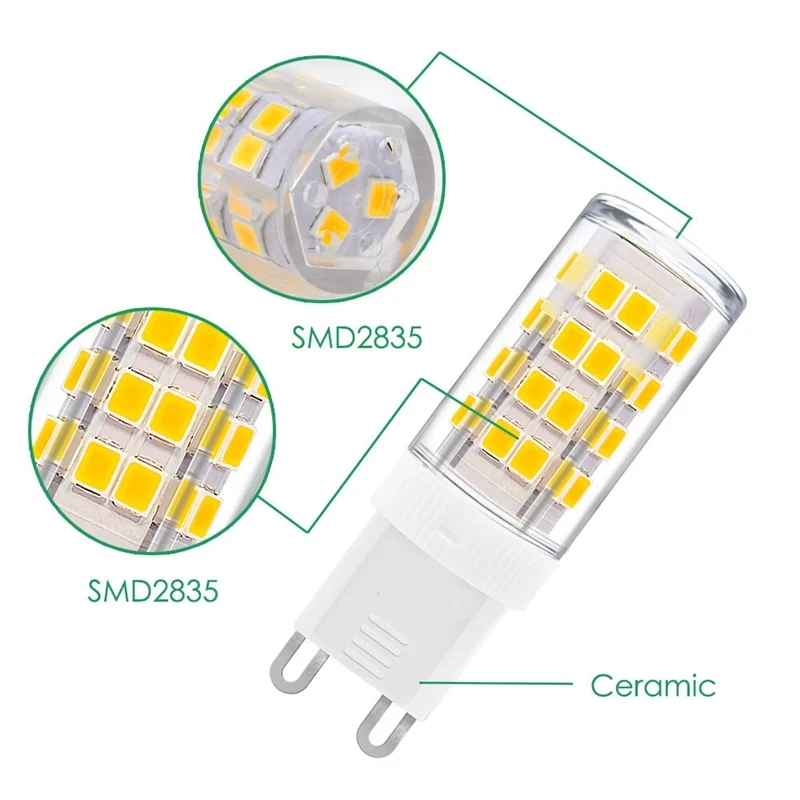 Светодиодная мини лампа SMD2835 10 шт./лот 12 Вт 9 7 220 В переменного тока|Светодиодные