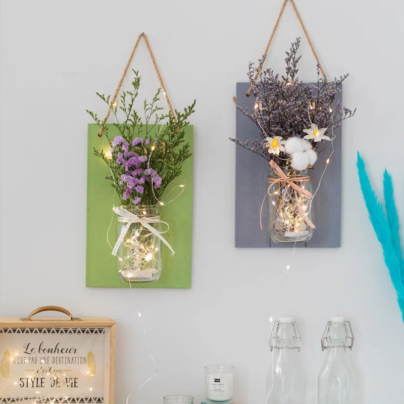 

Стильные звезды в стиле INS, сухие цветы, настенное украшение, настенный кулон, настенное интерьерное украшение для гостиной, столовой