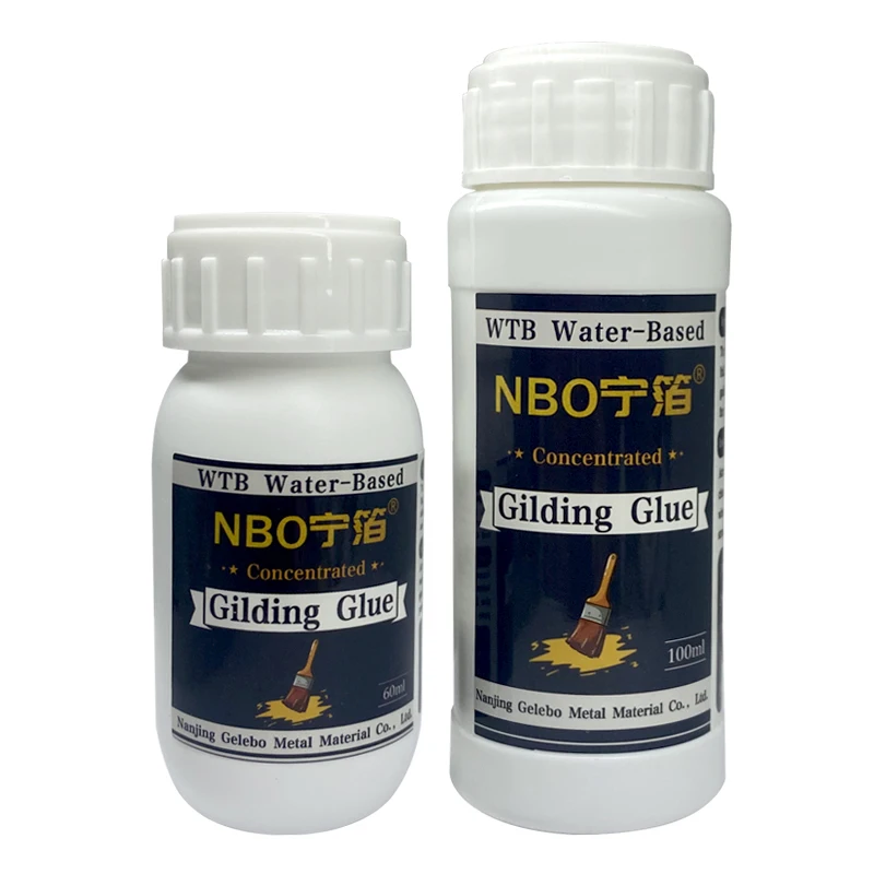 100 мл/60 мл Золотой клей для золотой фольги на водной основе золотых листов