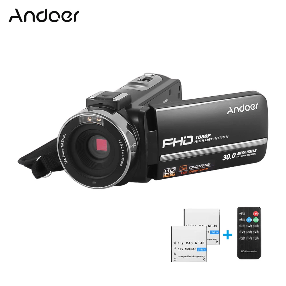 Andoer 1080p Ir Nightshot 30mp Fhd Цифровая видеокамера Dv Recorder 3 0 дюймовый ЖК-экран с 2