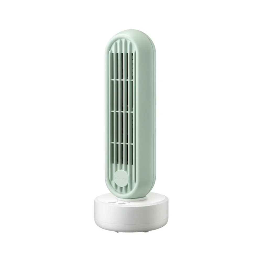 

Electric Fan Home Mute Desktop Dormitory Office Desk Surface Panel USB Bladeless Tower Fan Mini
