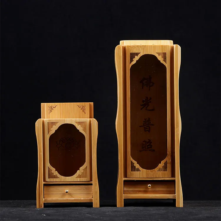 Резьба из самшита домашний декоративный элемент фэн шуй с миниатюрной нишевой