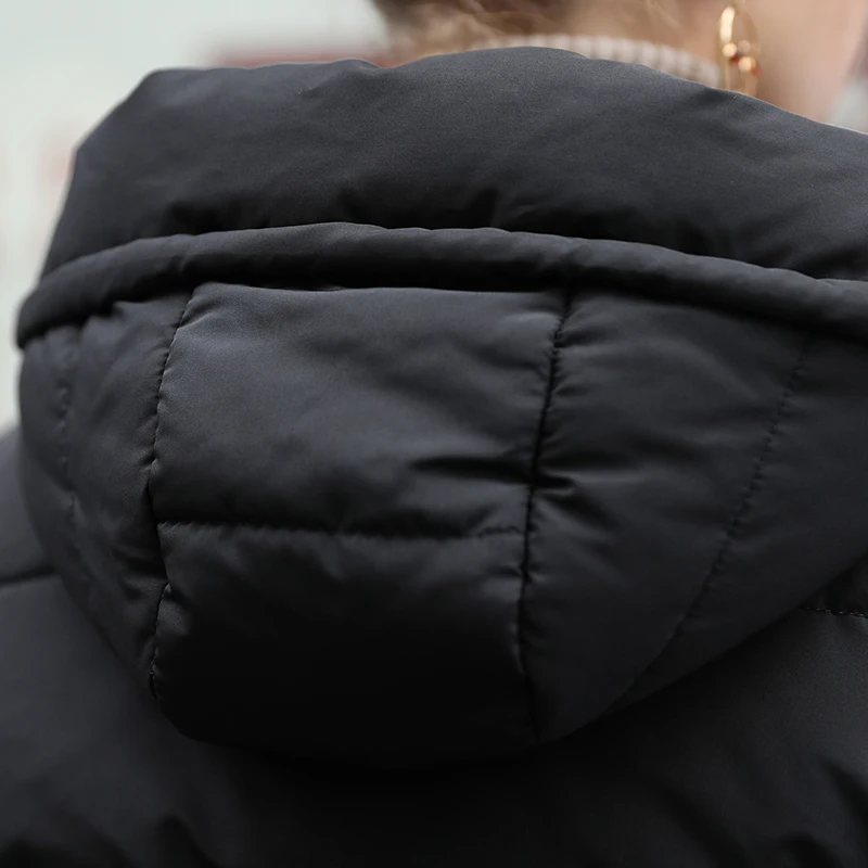 

2020 Women's New Down Jackets Hooded Long Loose Winter Warm Coat Female Jacket For Women jaqueta feminina inverno WYQ907
