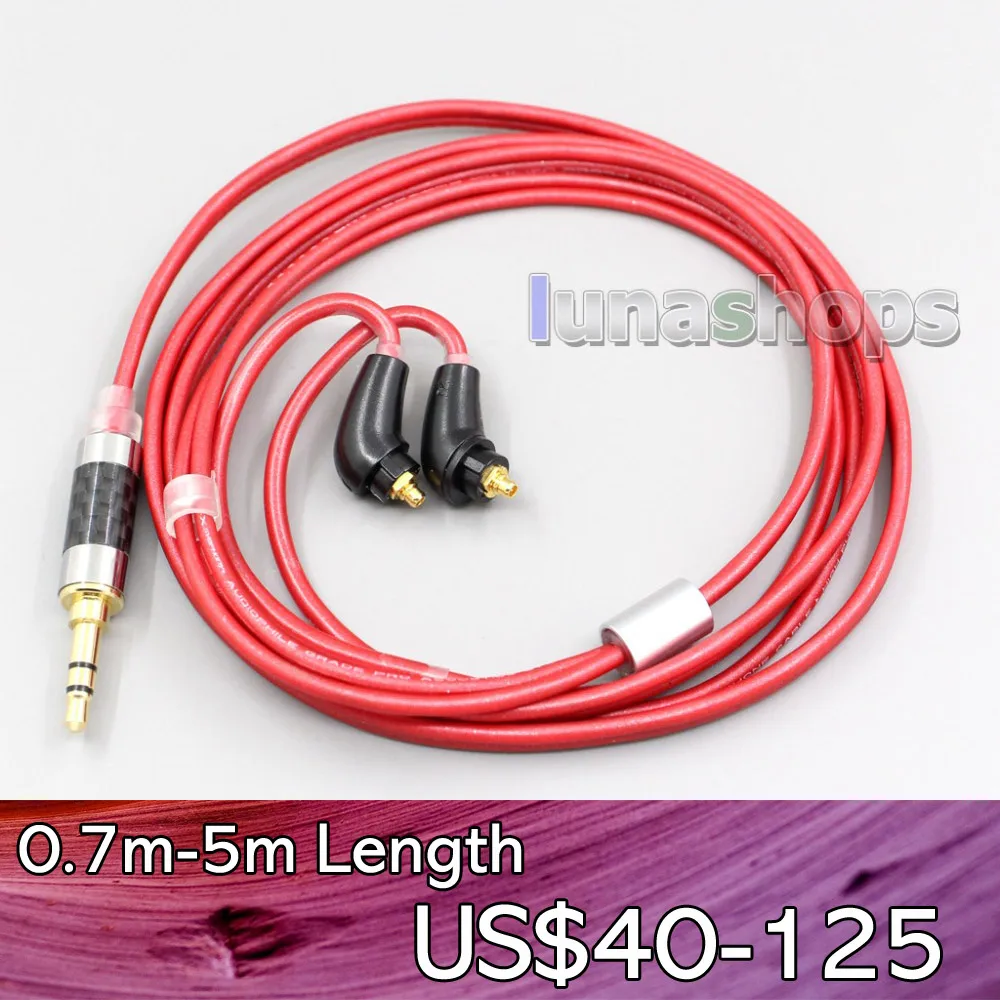

LN006685 4.4mm XLR 2.5mm 3.5mm 99% Pure PCOCC Earphone Cable For Sony XBA-H2 XBA-H3 XBA-Z5 xba-A3 xba-A2
