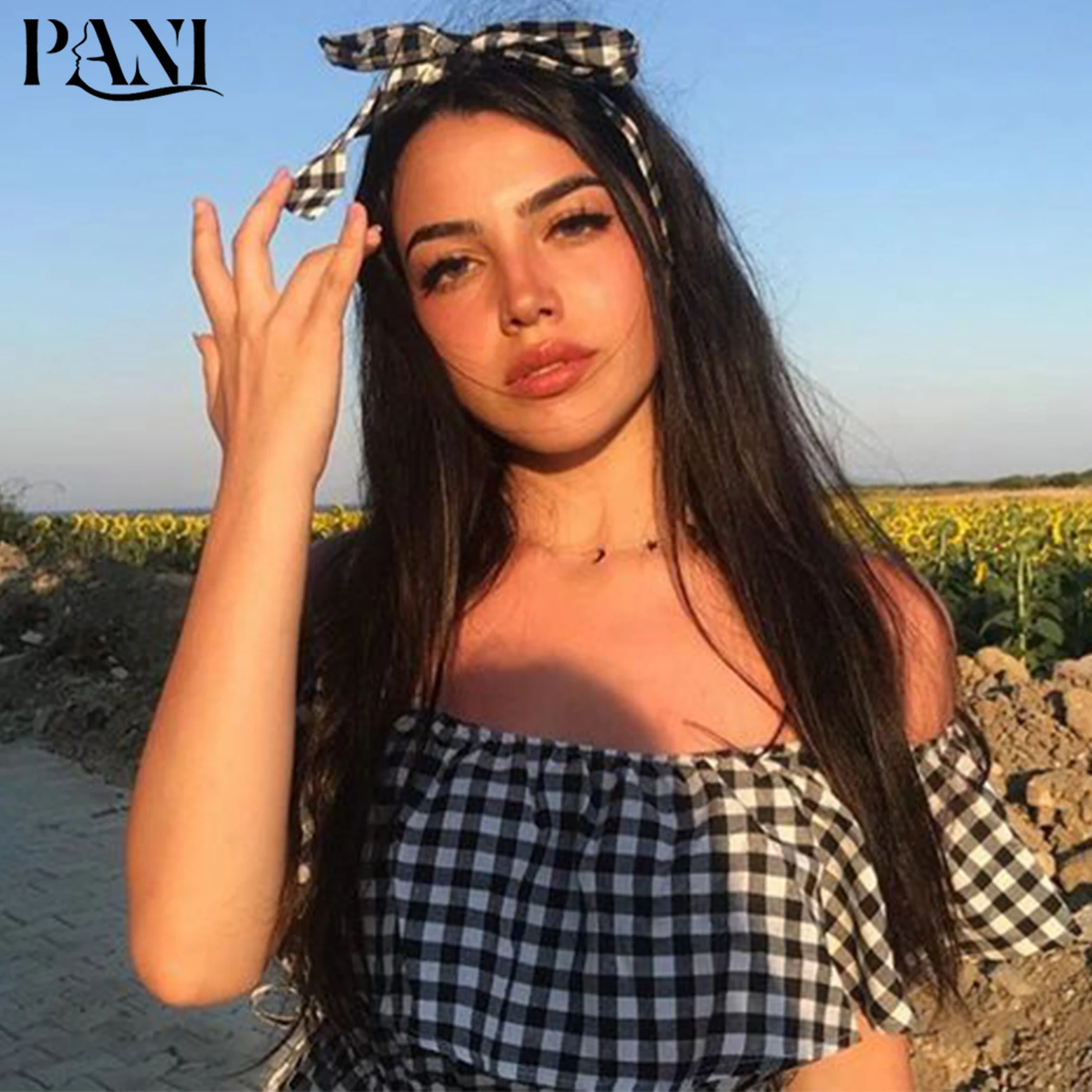 Парик женский длинный прямой из синтетических волос для косплея | Шиньоны и