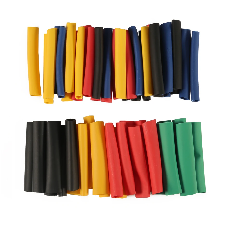 328 шт. термоусадочные полиолефиновые трубки в ассортименте|Изоляционные