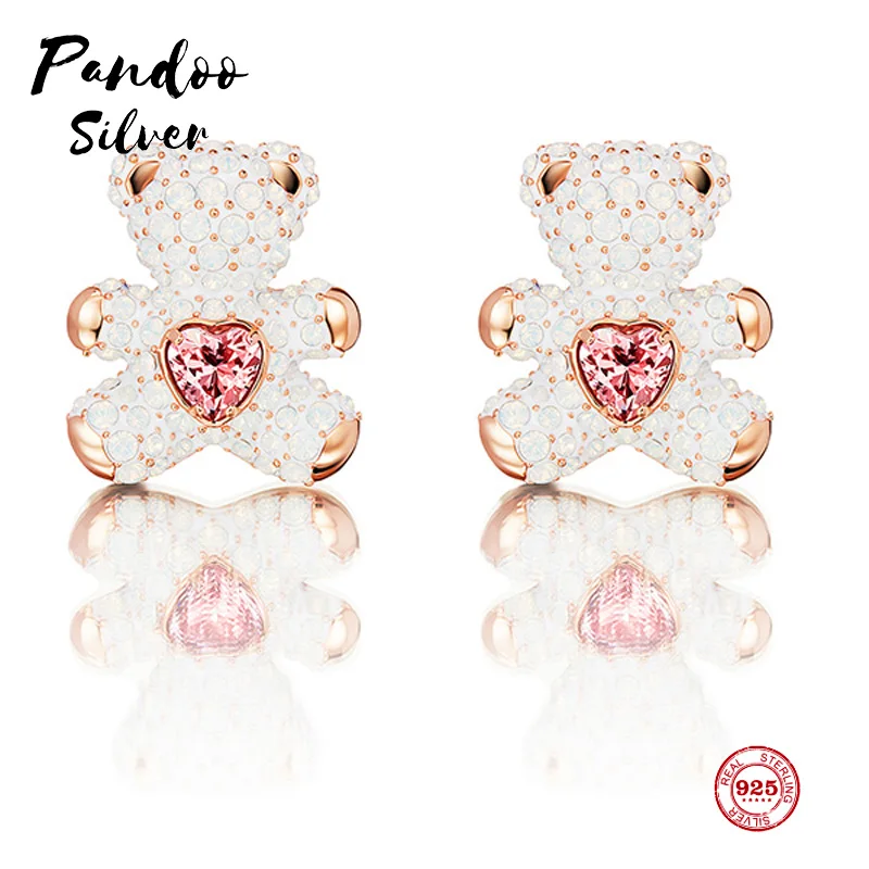 Модные висячие серьги из стерлингового серебра оригинальные 1:1 копии яркие и