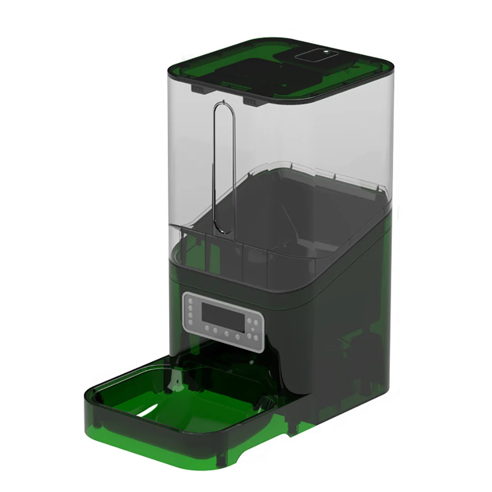 

6L Automatic Cat Dog Feeder With Programmable Timer Voice Recorder Dual Power Supply For Cats Dogs Pet Food Dispenser