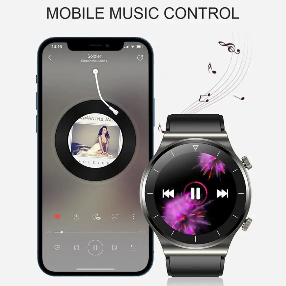 Смарт-часы TM01 IP68 водостойкие цинковый сплав 1 3 дюйма сенсорный экран спортивный