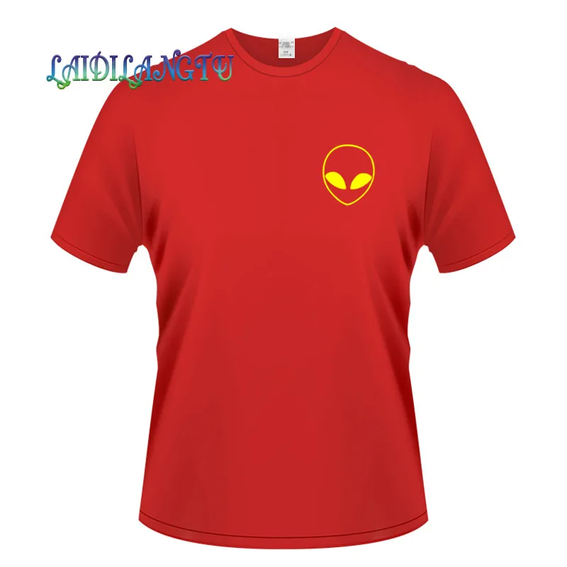 

new fashion men Tee Shirt Aliens T Shirt man Short Sleeve Comfortable Students T-shirts XS-3XL
