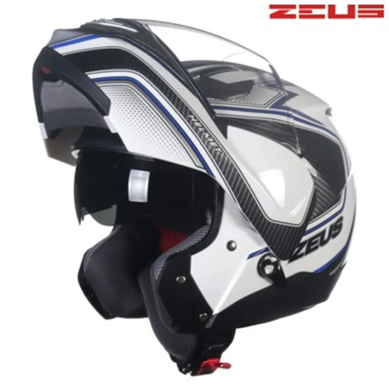 Мотоциклетный шлем ZEUS с двумя объективами защитный полным покрытием