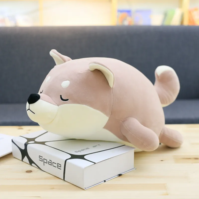 Мягкая Подушка плюшевая собака милый мультфильм корги плюшевые игрушки для